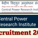 Engineering Officer, Technician jobs in Central Power Research Institute (CPRI) Bengaluru Technician jobs in Central Power Research Institute