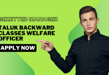 Gezetted Manager/Taluk Backward Classes Welfare Officer Gezetted Manager
